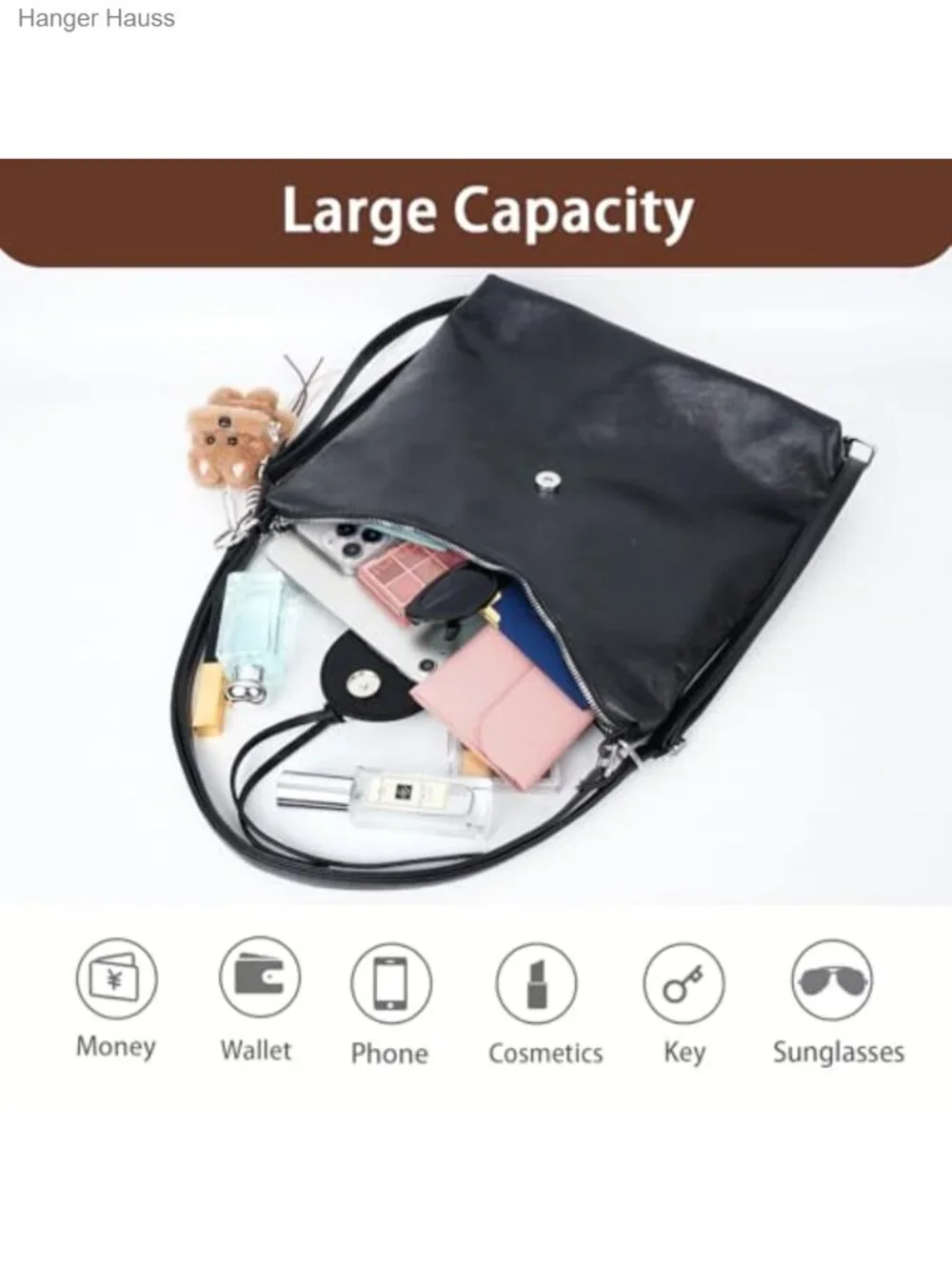 Convertible Tote Backpack Purse Hobo Shoulder Bag for Women Vegan Leather